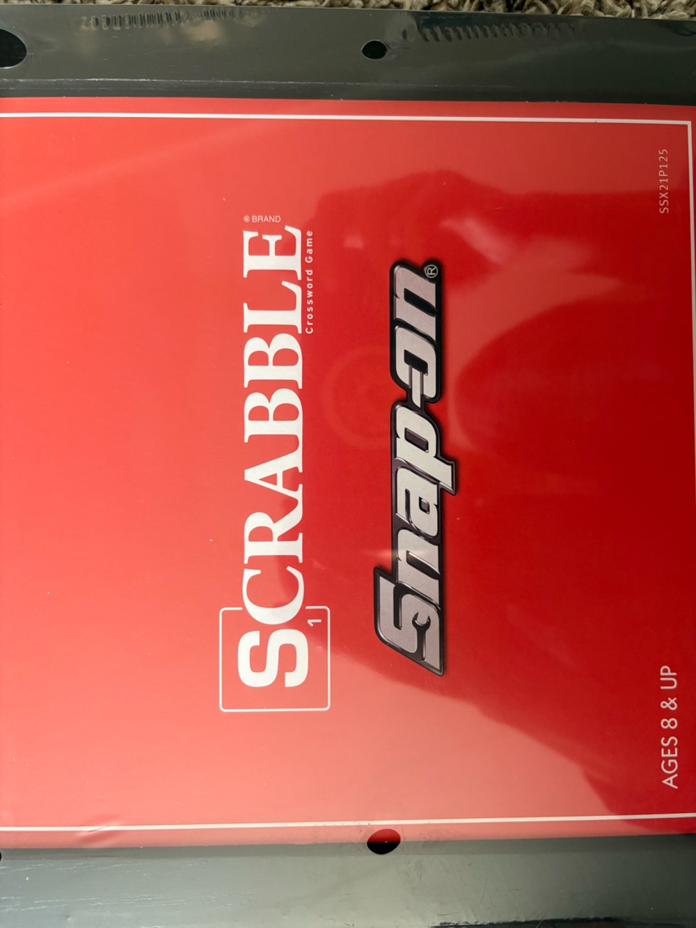 Snap-on Scrabble Game - Red